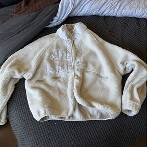 Cozy light grey Sherpa Jacket